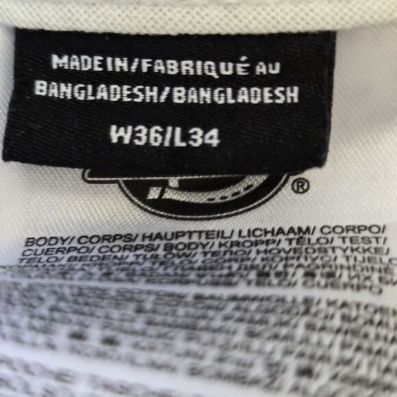 Dickies Bib Overalls Men's Size 36 X 34 Jean Denim Medium Wash Workwear - Picture 13 of 16